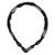 LOCK ABS CHAIN 1200 WEB COMBO 110cmx4mmBK