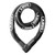 Abus 1010 CityChain Key Chain Lock Black 170cm