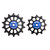 Kogel Derailleur Pulley Hybrid Ceramic Black/Blue Shimano OS Hybrid Ceramic