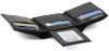 Trifold Leather Wallet with Flip Out ID