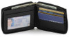 Mens Wallet with Zipper - Black