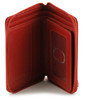 Zip Around Wallet - Red Open