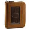 Zip Up Wallets - Tan