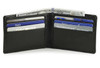 Mens Bifold Wallet Open