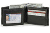 RFID Bifold Wallet with Double Sided Flaps
