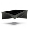 Leather Hipster Wallet - Black