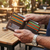Hipster Wallet at Restaurant