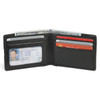 RFID leather bifold wallet