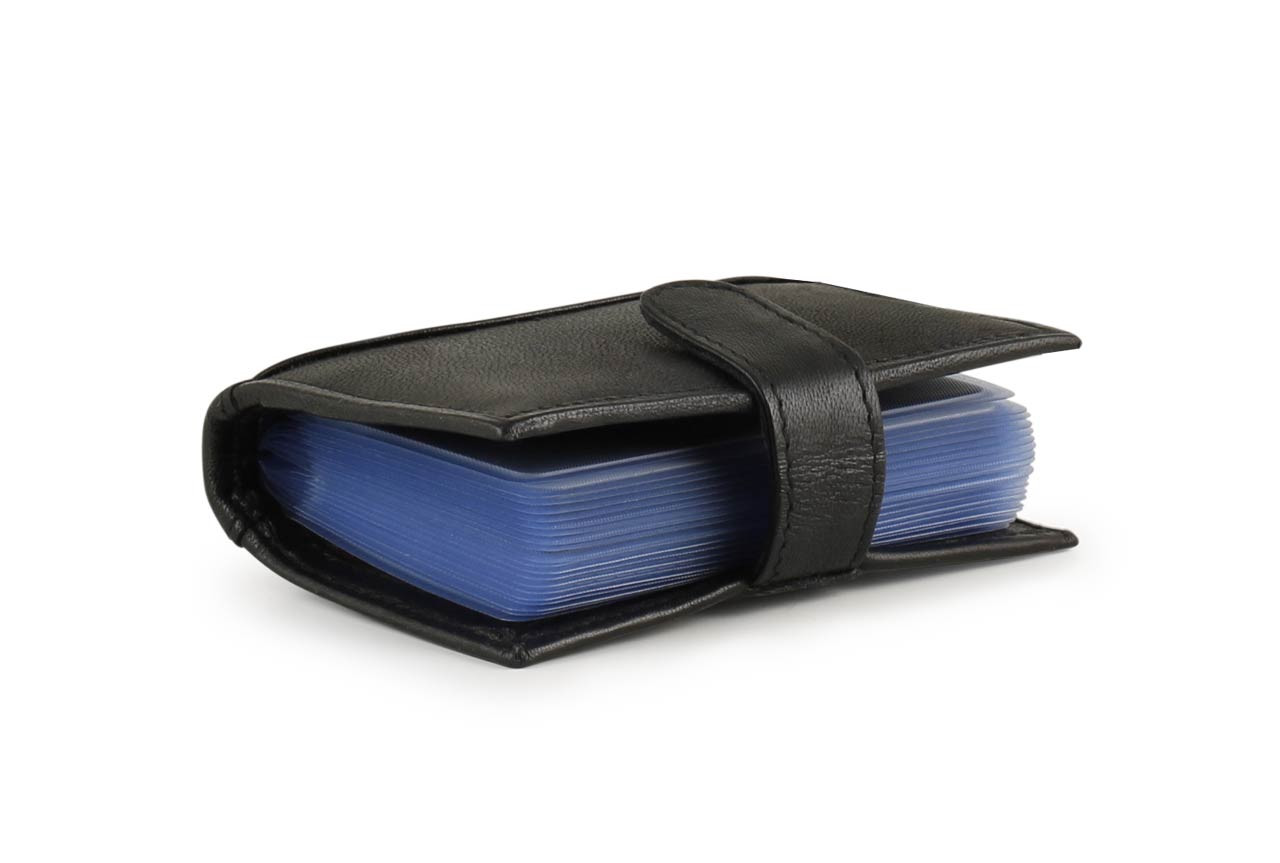 Credit Card Holder with Snap Closure - Compact Size