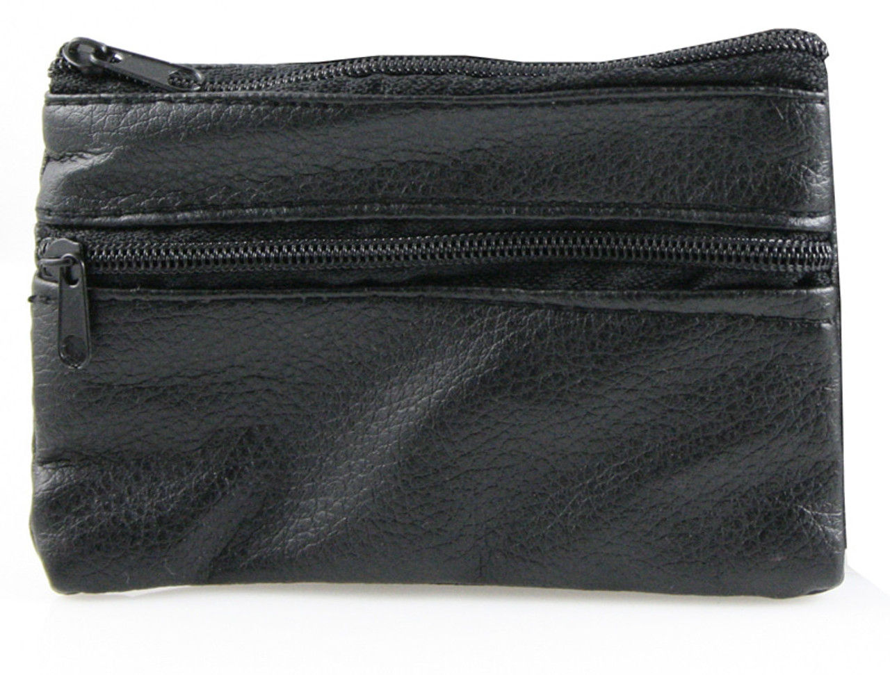 Leather Zip Coin Purse