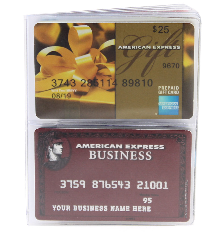 Hipster Double High 8 Page Wallet Insert for Credit Cards