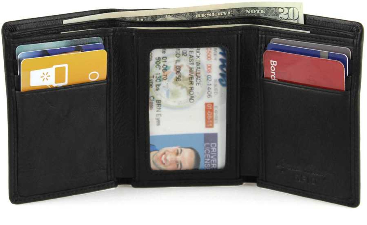 Osgoode Marley RFID Nine Card Slot Trifold Wallet