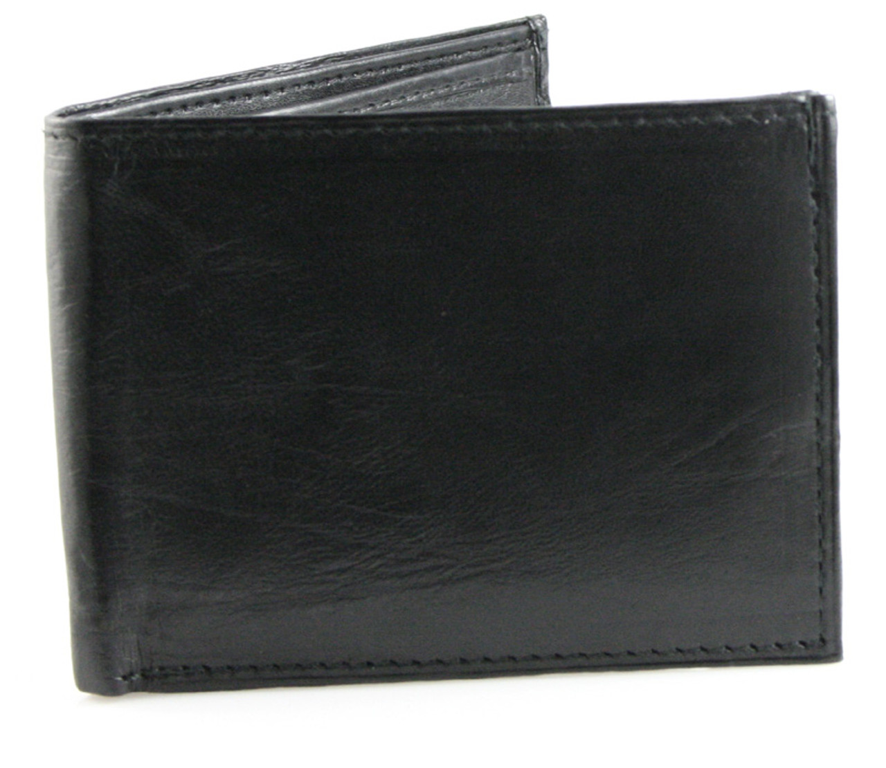Bifold Coin Wallet with Flip Up ID