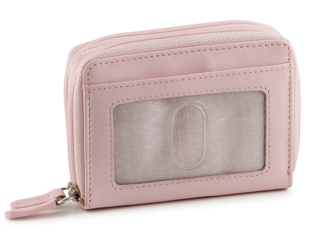 Credit Card Holder Double Zip Accordion with RFID