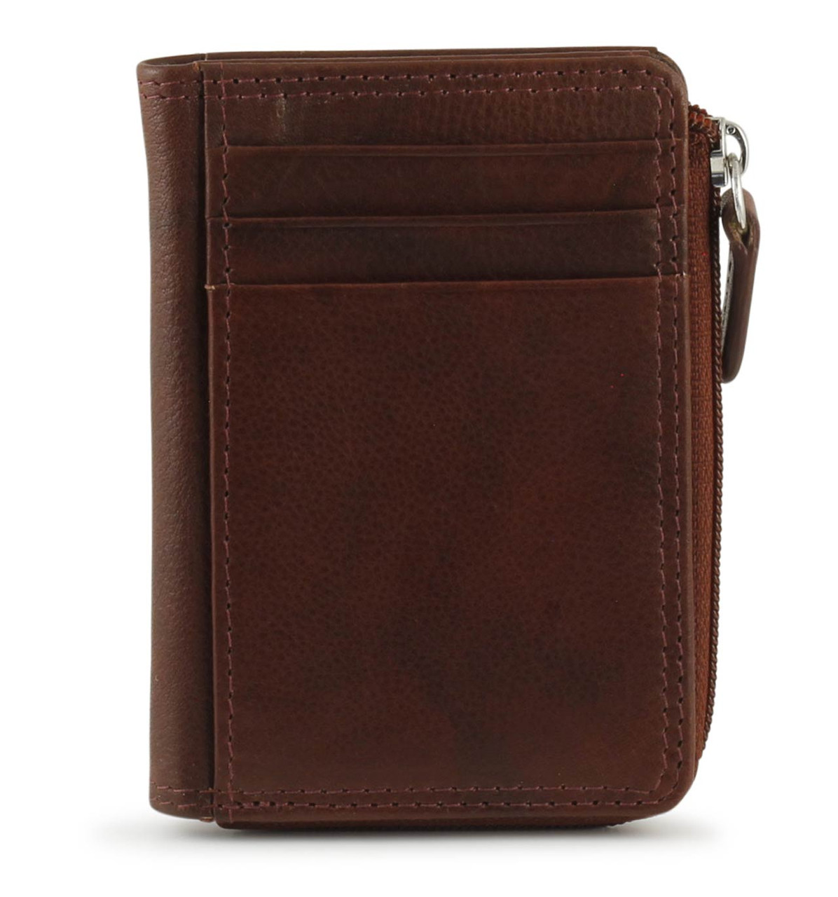 RFID Credit Card and ID Holder with Gusset Pockets