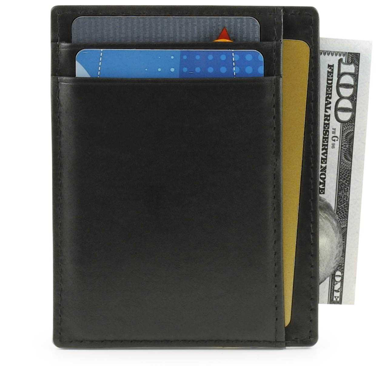 Front Pocket Wallet RFID Slim Dual Credit Card Holder