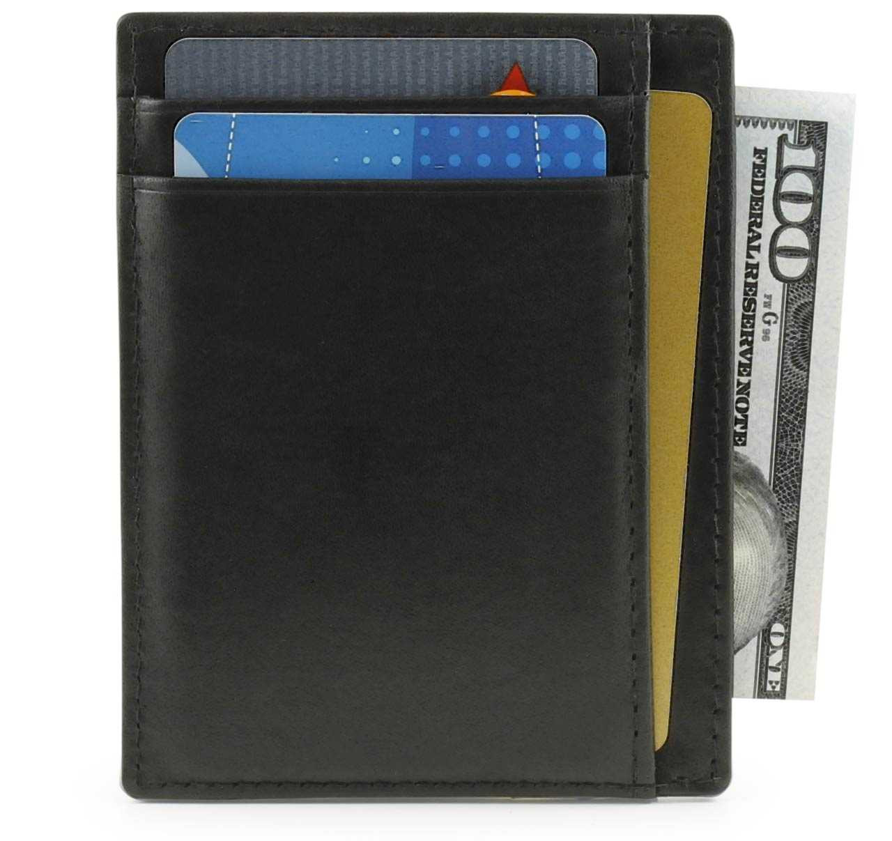 Dual Phone Pouch Case Leather Double Decker Slim Long Wallet for