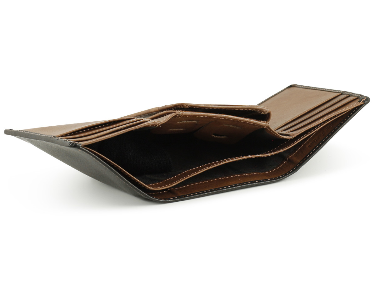 RFID Mens Trifold Wallet with Extra Flap