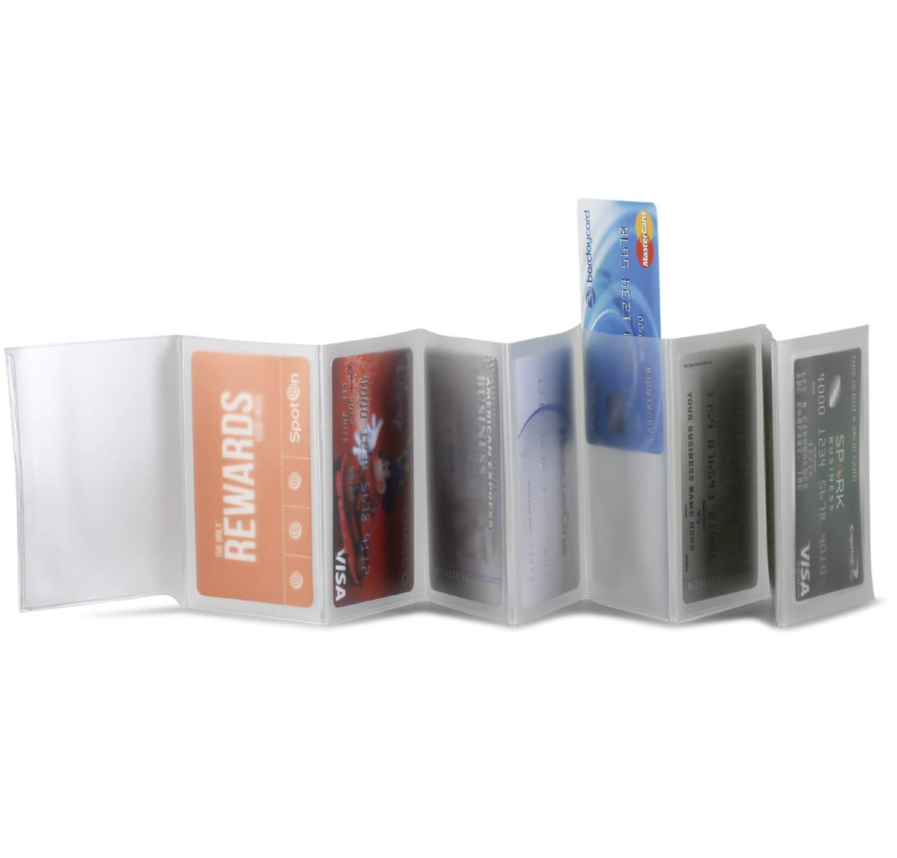 Credit Card Accordion Wallet Insert - 8 Page