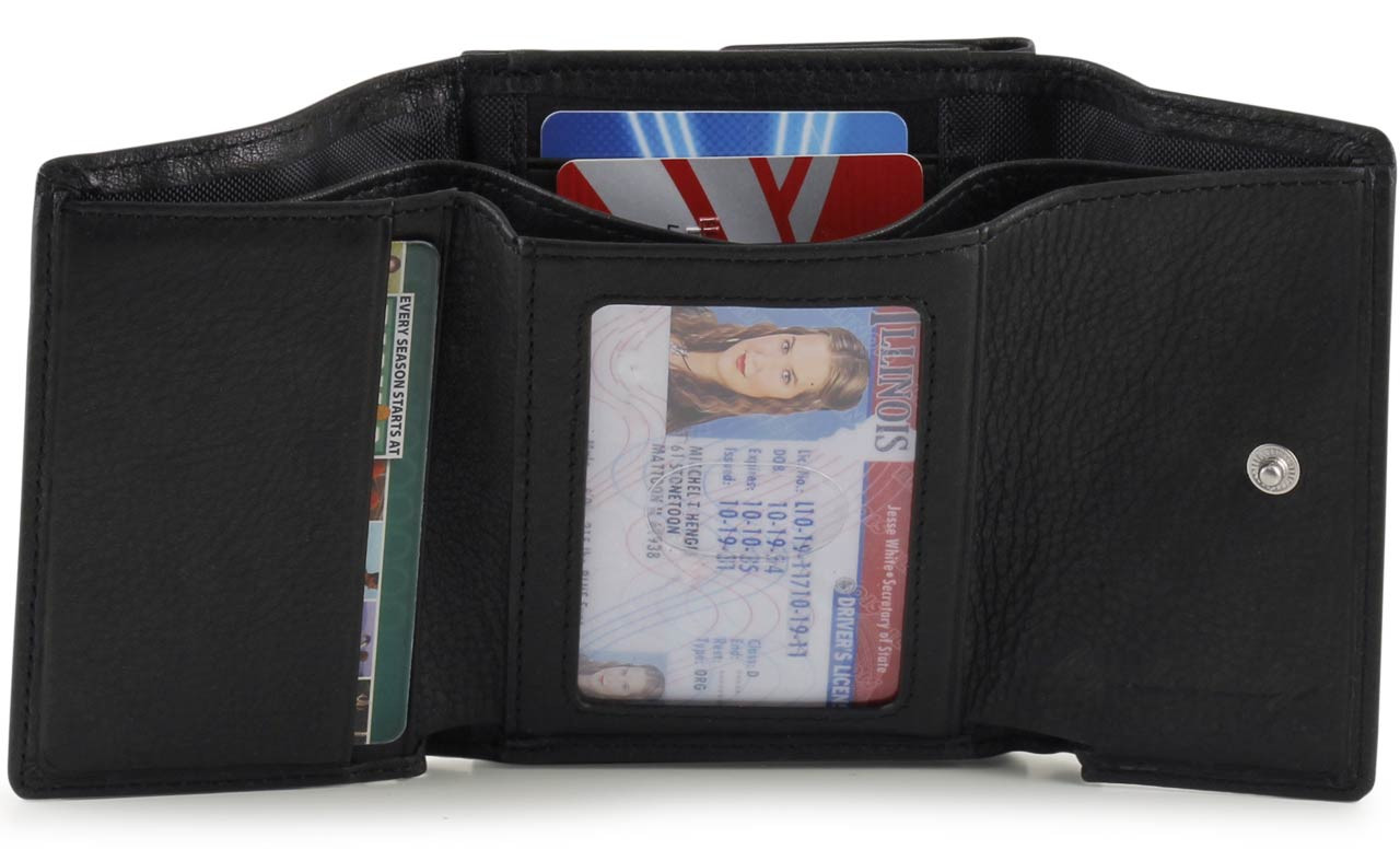 Osgoode Marley RFID Nine Card Slot Trifold Wallet