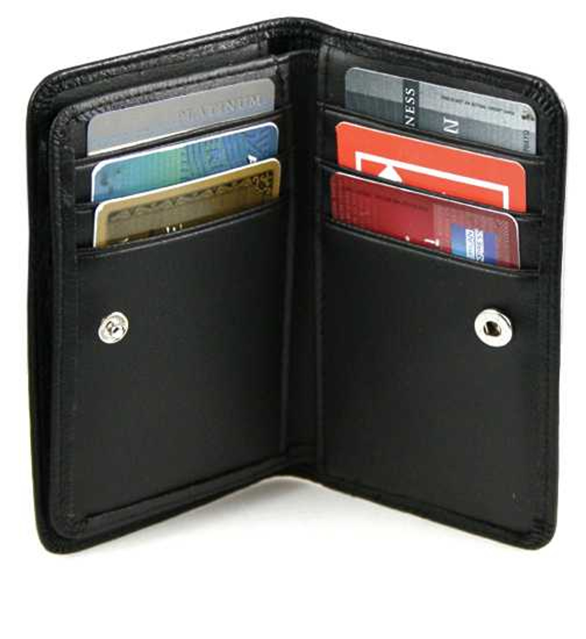 RFID Buxton Deluxe Leather Credit Card Case