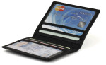 Double ID and Credit Card Holder - Black