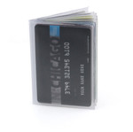 Credit Card Plastic Wallet Insert Front