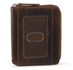 Zipper Wallet - Rustic Brown