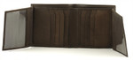 Double Flap Hipster Wallet Brown