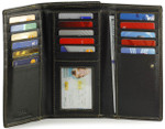 RFID Women's Flap Clutch Wallet