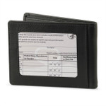 Men's RFID Bifold Vaccination Card Holder Wallet  