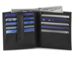 RFID Hipster Wallet with Flip Up Section