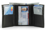 Leather Tri Fold RFID Wallet