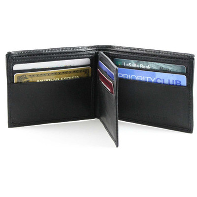 Buxton RFID Three-Fold Trifold Leather Wallet