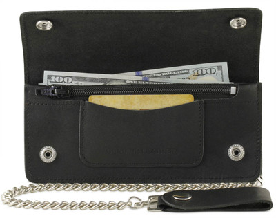 Chain Wallets biker, trifold, more. Secure your wallet.