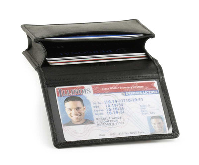 Leather Driver's License Case Car Paper Holder ID Holder Made in