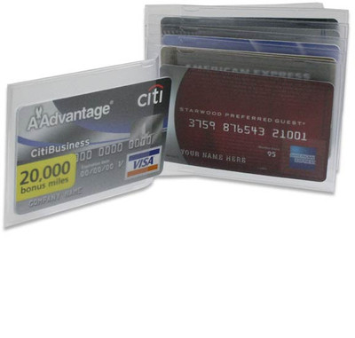 Wallet Inserts - Clear Plastic Replacement Windows Insert for Wallets
