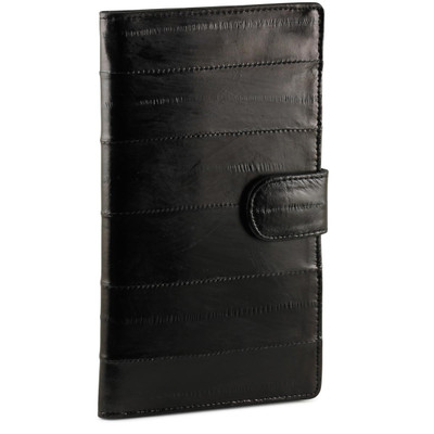 Black Long Wallet: Generous Storage for Cards, Cash, and Checks - Popov  Leather®