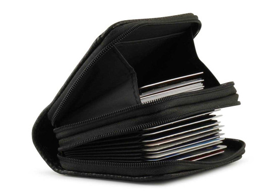 Inside credit card holder black