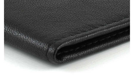 Slim Leather Card Case with ID Window