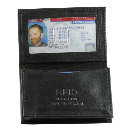 RFID Credit Card Holder with Gusset Pocket