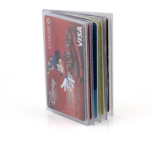 Credit Card Plastic Wallet Insert 8 Pages