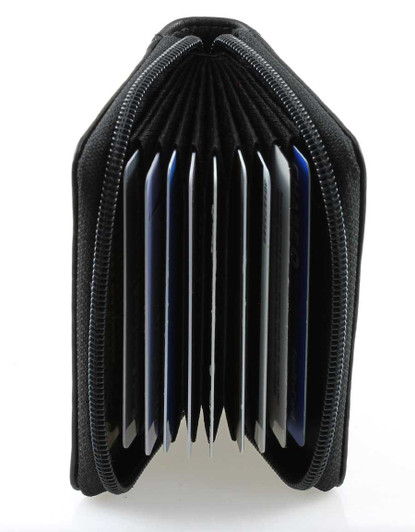 Accordion Credit Card Holder Black
