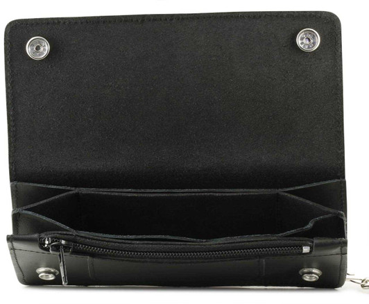 Bikers Chain Wallet - Pockets Black