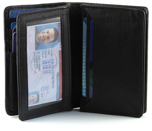 RFID Credit Card Holder ID & Gusset Pocket