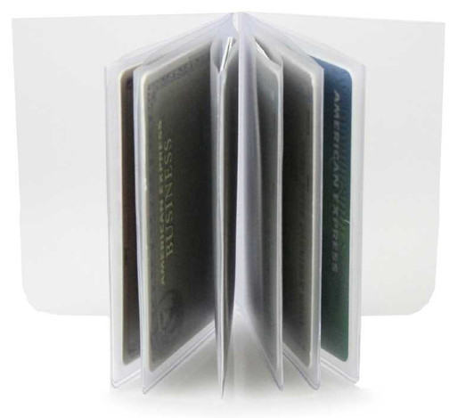 Trifold 6 Page Top Loading Wallet Insert