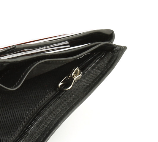 Bifold Wallet Men's Zipper Compartment