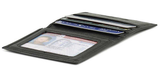 Leather Card Case Men