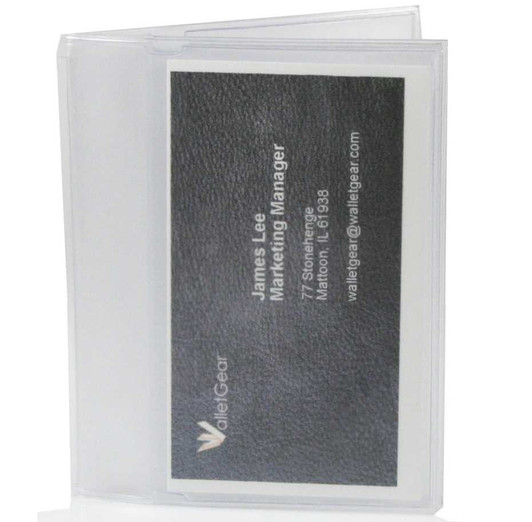 Holds business cards