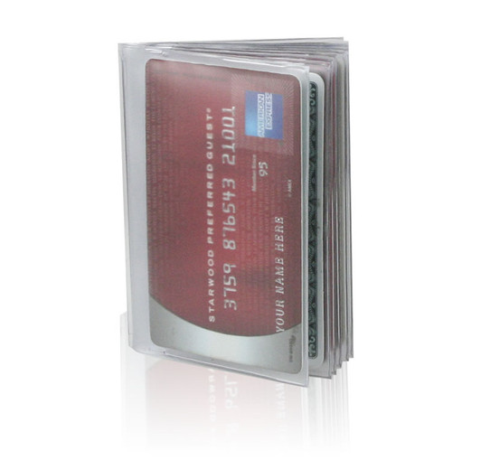 Wallet Inserts - Trifold 10 Page Credit Card Size